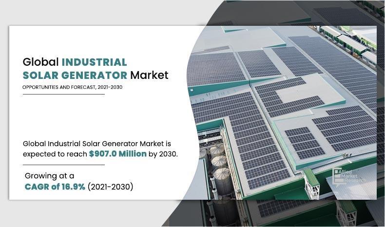 Industrial solar generator