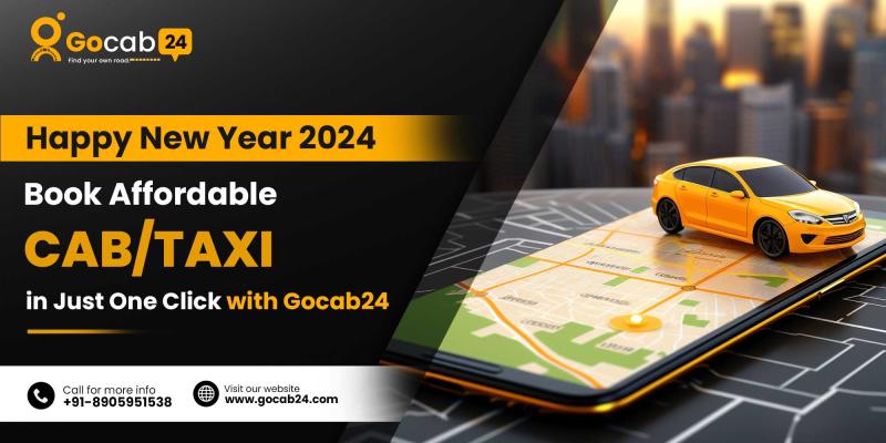 Happy New Year 2024: Book an Affordable Cab/Taxi in Just One Click
