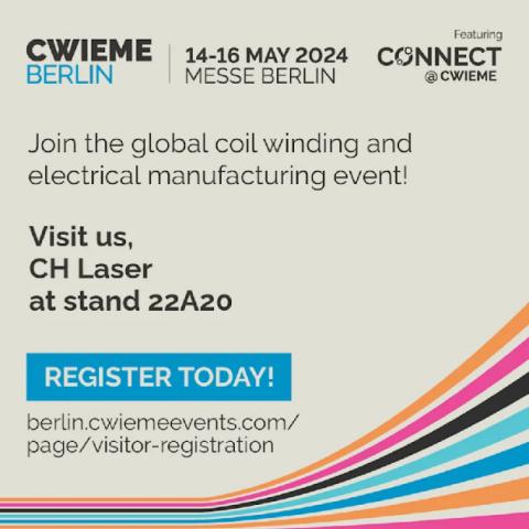 CH Laser to Showcase Cutting-Edge Laser Solutions at CWIEME