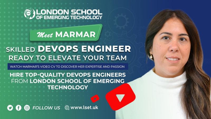 Marmara, a DevOps engineer trained at LSET, mastered cloud computing, DevOps tools, and agile practices through hands-on projects. She excelled in a CI-Study pipeline project, earning the AWS Cloud Practitioner Certificate and securing an internship post-