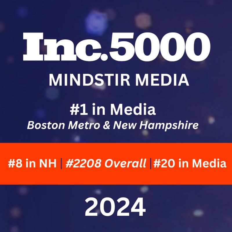 Book publisher MindStir Media named leading media company in Boston