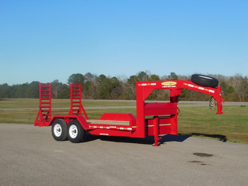 Smith's Buildings & Trailers sells a variety of vehicle trailers, custom built to their client's specifications, including gooseneck equipment trailers from Econoline.
