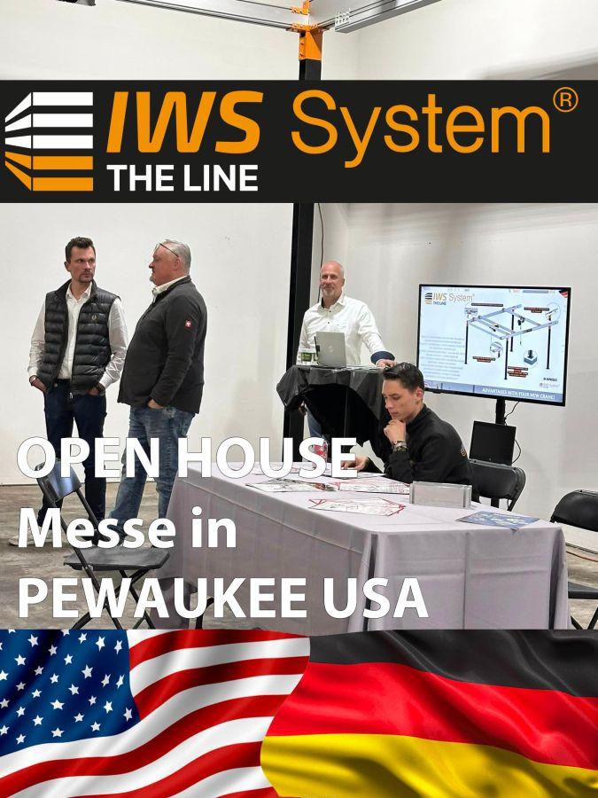 IWS System GmbH successful at the OPEN HOUSE exhibition in Wisconsin - Aluminum light duty crane