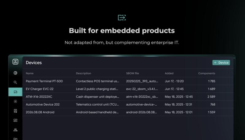 Product Threat Intelligence Platform, PCA CERVUS, is first threat intelligence platform to pinpoint risks across embedded and connected products