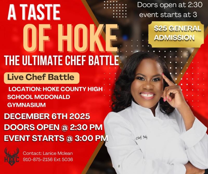 A Taste of Hoke Celebrates 10 Years with Culinary Arts Showcase and Chef Battle