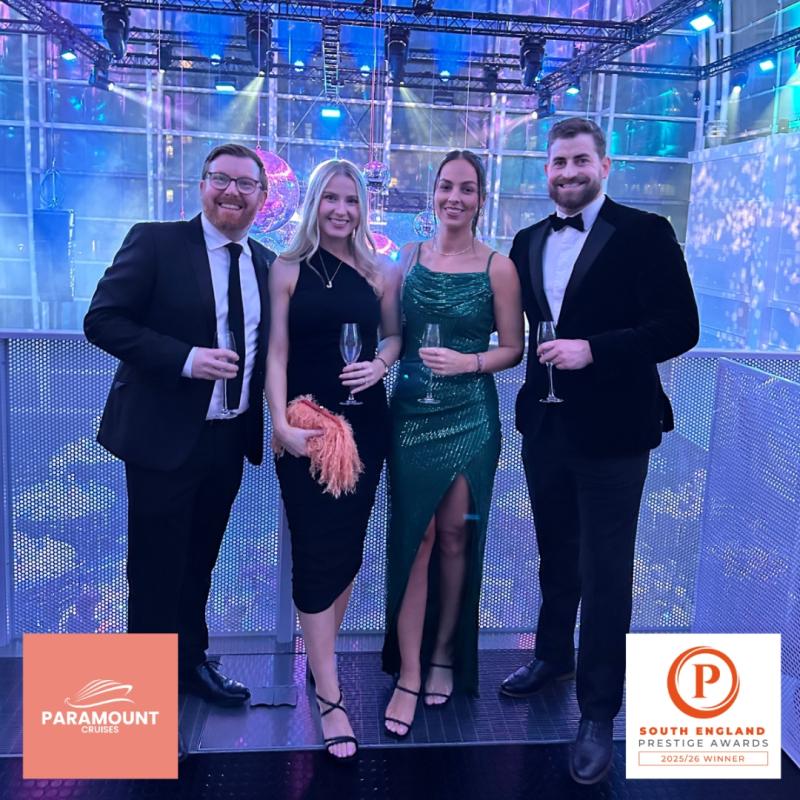 Paramount Cruises Named 'Cruise Company of the Year' by Prestige Awards 2025/26