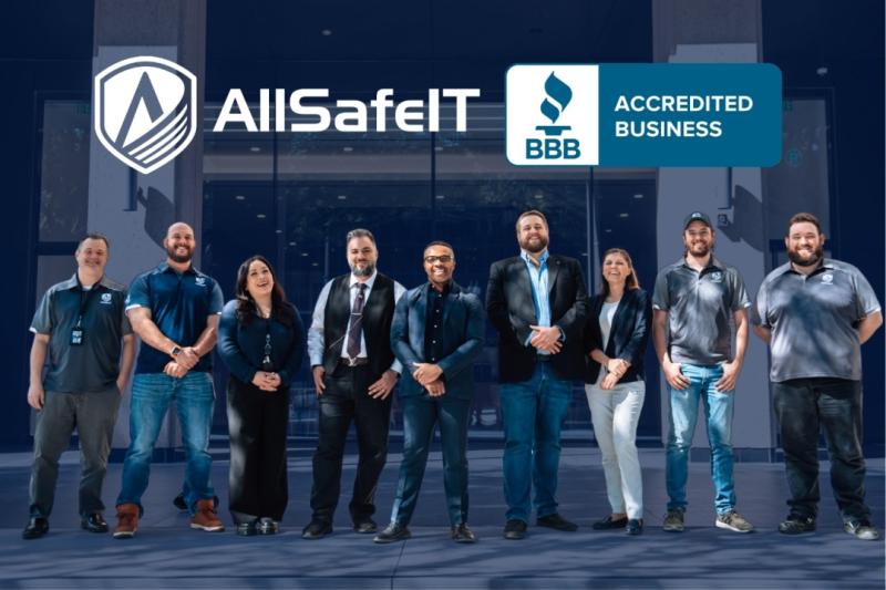 AllSafe IT Awarded BBB Accreditation With A+ Rating, Strengthening Trust in Managed IT Services in Los Angeles