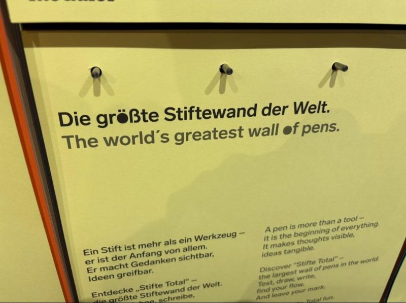 Berlin has the world's largest pen wall - a new landmark for creativity with Neuland products