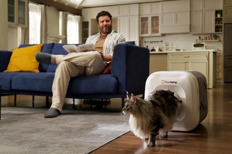 PawSwing Neo Pre-Sale Launches October 15 - The World's First Self-Grooming Cat House