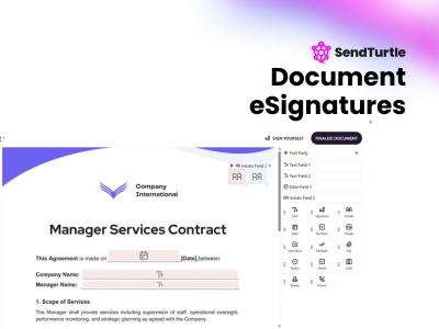 SendTurtle Introduces eSignatures: The Smartest Way to Securely Share, Track, and Sign Documents