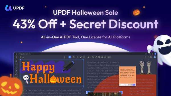 UPDF Launches Halloween Sale Empowering Productivity with Frightfully Smart Savings