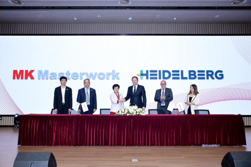 MK Masterwork and HEIDELBERG celebrate ten years of partnership and look to the future together