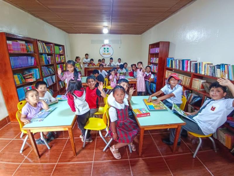 Pan Peru Opens Community Library in Yapaz Bajo to Promote Literacy and Educational Equity in the Amazon