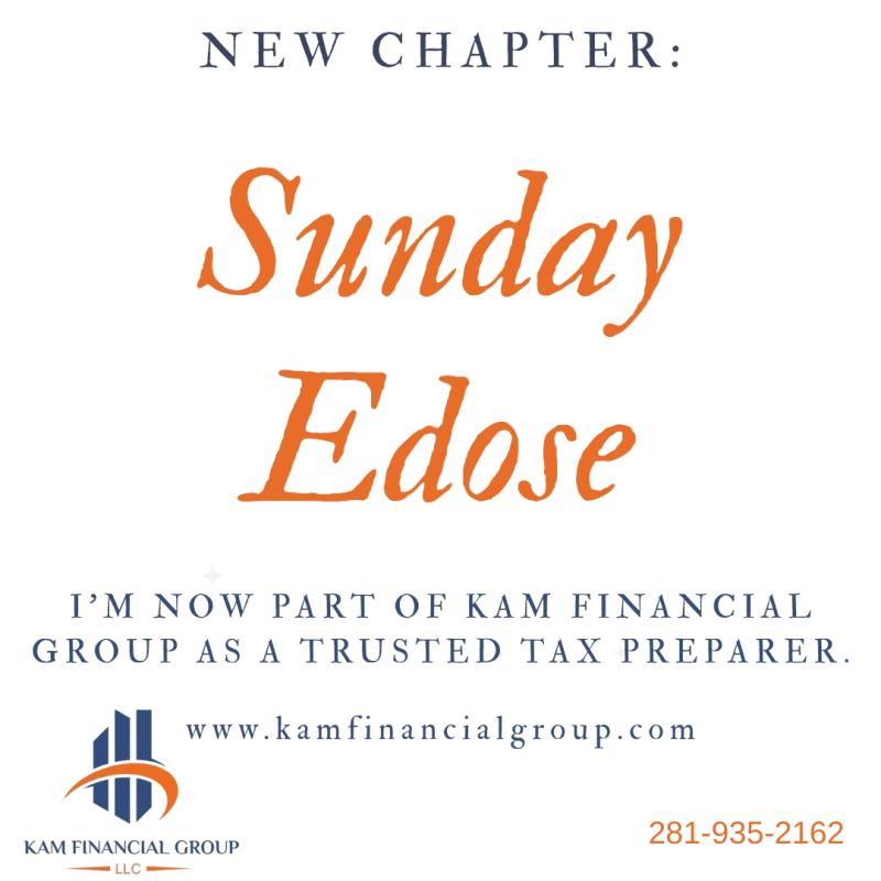 KAM Financial Group Celebrates Sunday Edose, EA - Leading Tax Expert Serving Clients Nationwide