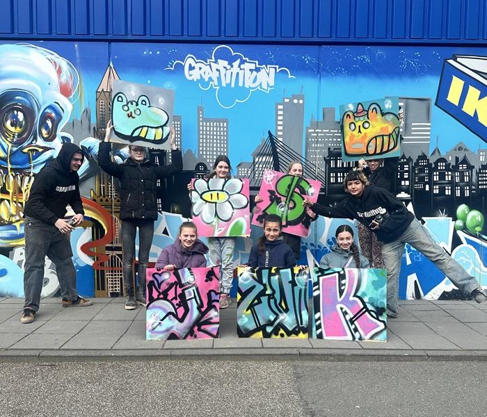 The coolest graffiti birthday party in the Netherlands and Belgium