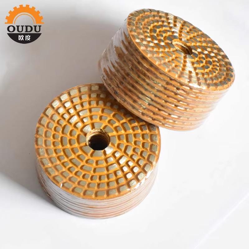 4-Inch Brown-Yellow Metal Grinding Disc - Specifications and Industry Applications