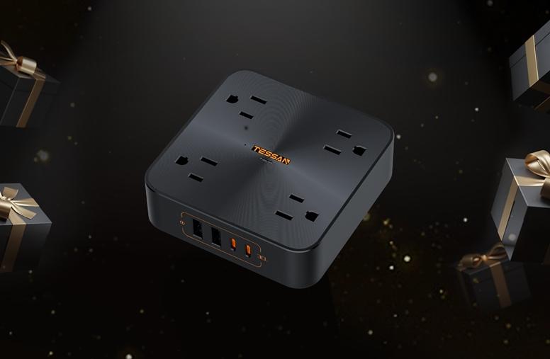 Simplify Charging and Protection with the TESSAN 30W Power Strip This Black Friday