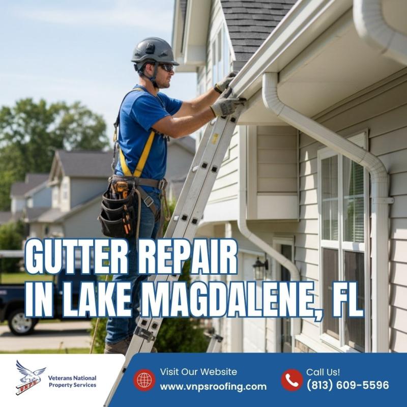 Veterans National Property Services Expands Lake Magdalene, FL Offerings to Include Expert Gutter Repair