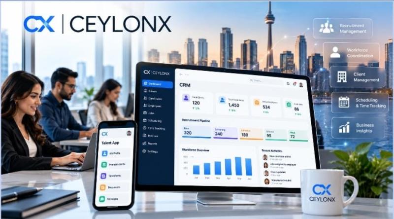 CeylonX Inc. Advances Enterprise Digital Transformation with CRM and Workforce Management Platform in Canada