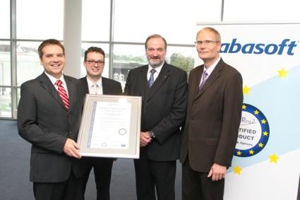 Source: Fabasoft; Dipl.-Ing. Karl Mayrhofer, Managing Director Fabasoft Distribution GmbH, Michael Sill, Consultant imbus AG, Dr. Ulrich Kampffmeyer, Member MoReq2 Governance Board, Toivo Jullinen, President of the European DLM-Forum