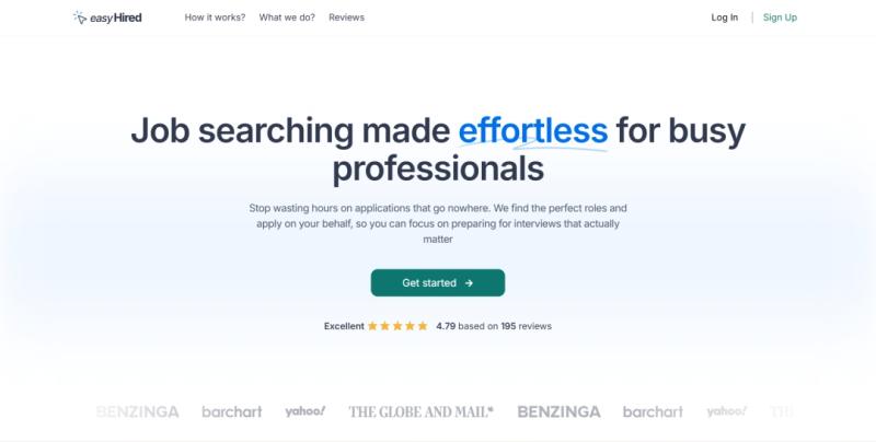 EasyHired.com Launches AI Platform That Automatically Applies to Jobs for Busy Professionals