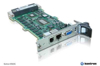 Kontron 3U VPX CPU board VX3035
