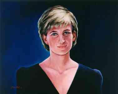 Portrait of Princess Diana by Louis Briel