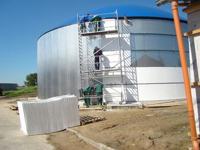 The construction of the third biogas plant started in May 2010