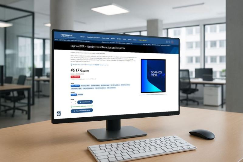Sophos ITDR licenses for Sophos MDR and XDR can be purchased as required in the Firewalls24 store. ( (C) Aphos GmbH / Firewalls24)