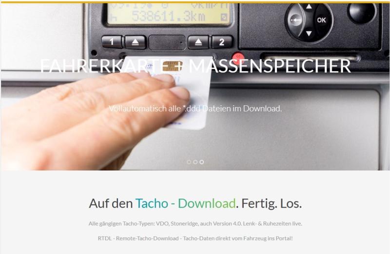 Telematics: Automation of digital tachograph evaluations in transport logistics ( (C) AREALCONTROL GmbH)