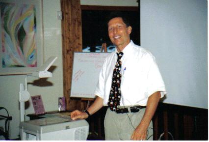 Dr. David Minkoff lecturing at Optimum Health seminar