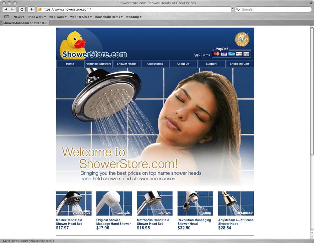 Upstart Shopping Site Finds Great Idea in Showers