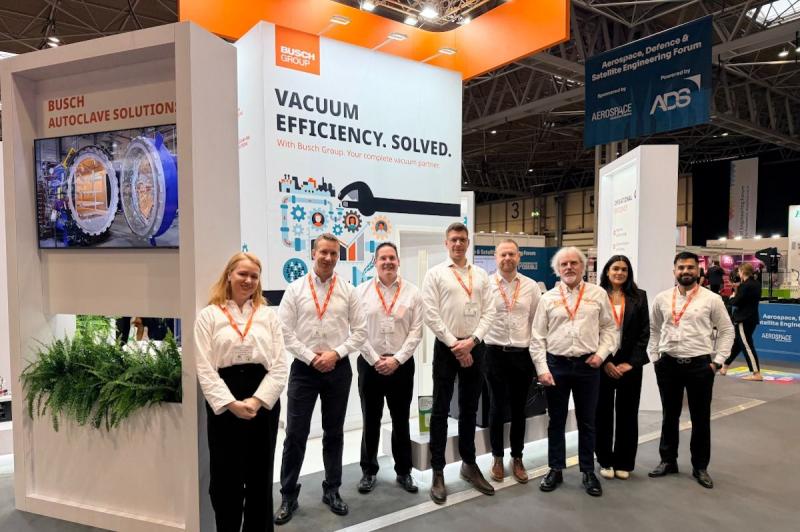 The Busch Group's award-winning exhibition stand at Advanced Engineering Great Britain 2025 ( (C) Busch Vacuum Solutions)