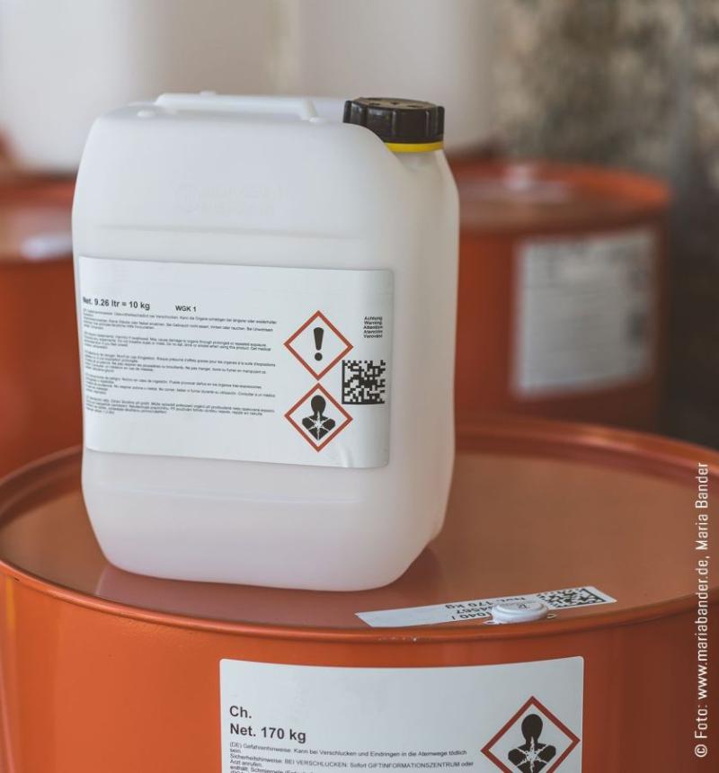 Robust labeling of various containers ( (C)Photo: www.mariabander.de, Maria Bander)