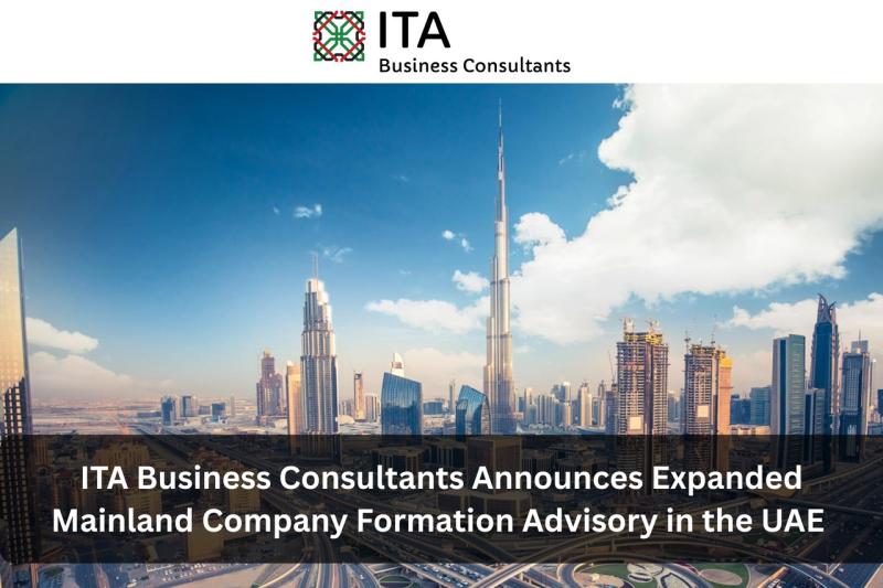 ITA Business Consultants Announces Expanded Mainland Company