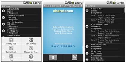 Sharetones - Share Unlimited Android Ringtones