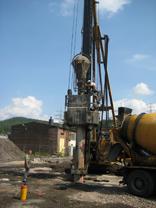 The ongoing foundation work of the new production facility is currently causing some noise pollution on weekdays.