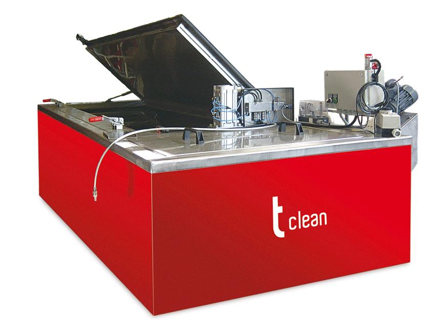 Pipe cleaning machine – RR 001: Cleaning system in which cleaning is performed using oscillating washing basket