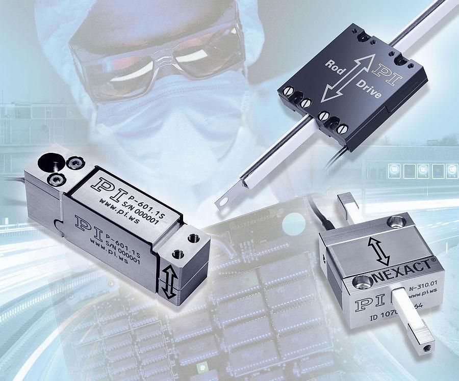 PI's new line of compact ceramic piezo motors & actuators replaces classical actuators & motion control components in medical and pharmaceutical applications
