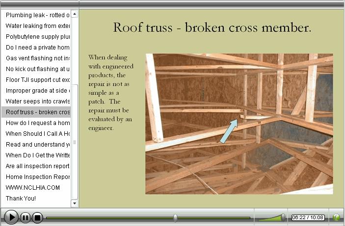 A free insider video on home inspection, adapted from Raleigh real estate buyer’s advocacy group’s popular live seminar, takes a critical look at home inspections and shows buyers what to look for before buying.