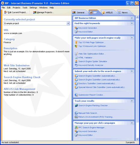 IBP 9.5 helps webmasters to find the best keywords for search engine optimization