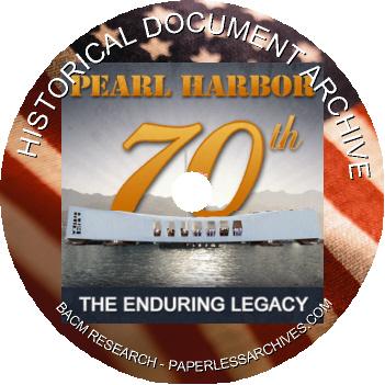 70th Anniversary of Pearl Harbor Attack Document Archive
