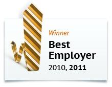 Ciklum Rated Best Larger IT Employer 2011 in Ukraine by the Ukrainian Community of Software Developers, DOU